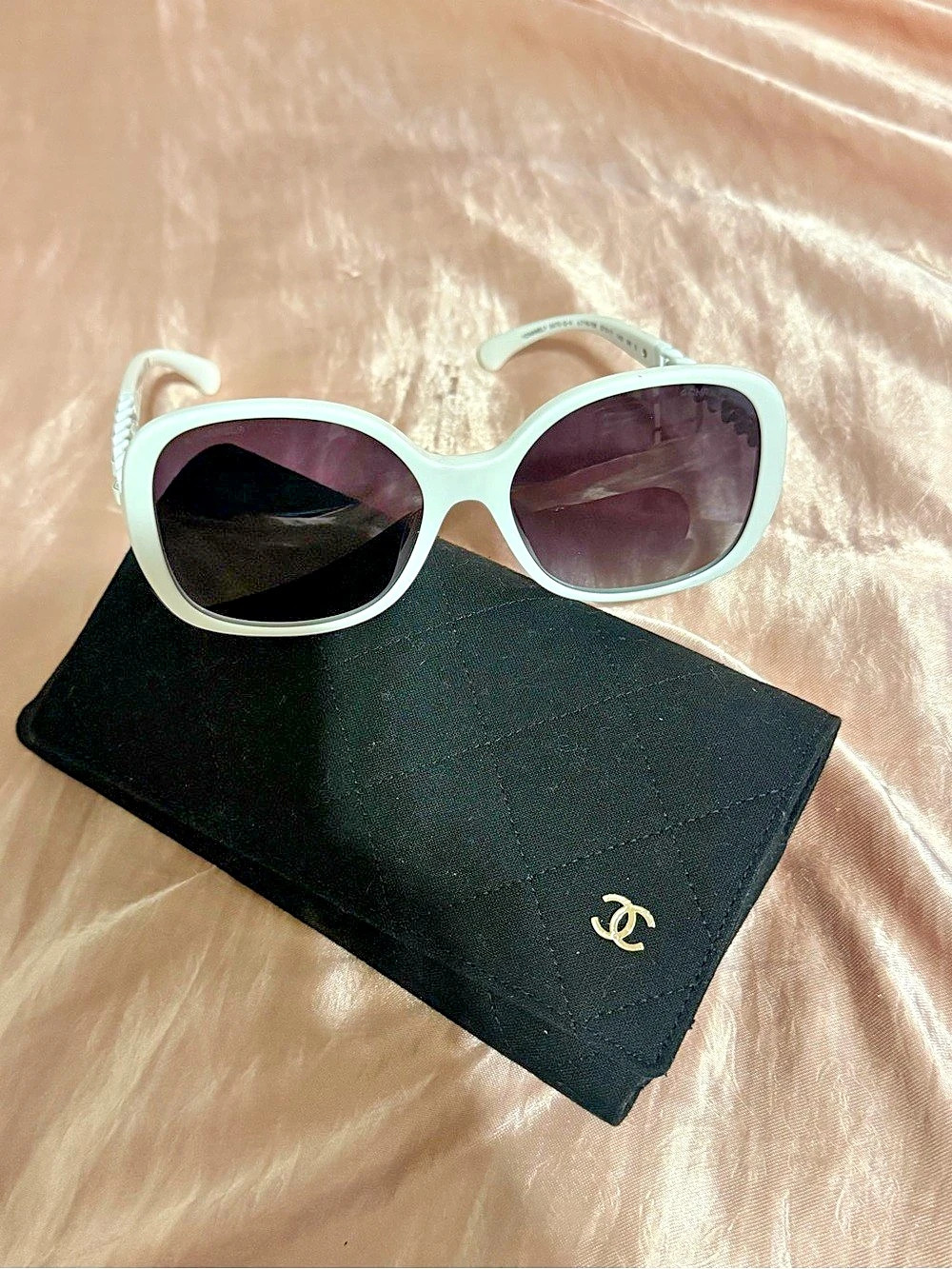 Chanel Sunglasses in Green & Black